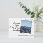 アリゾナ州の目的地の移動案内 インビテーションポストカード (スタンド正面)