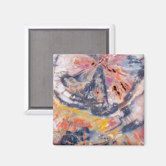 アリゾナ州の石化された木材詳細 マグネット (正面/裏面)