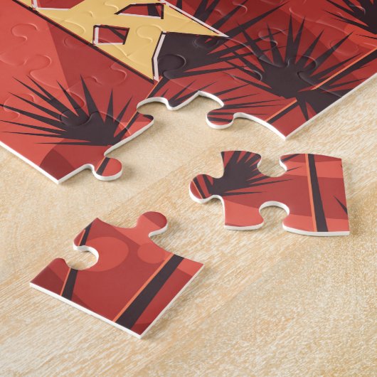 アリゾナ州の石化森林国立公園。 ジグソーパズル (側面)