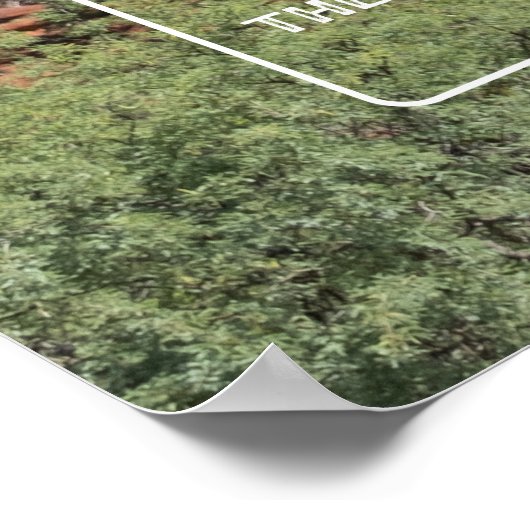 アリゾナ州の聖十字教会 ポスター (角)