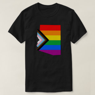 アリゾナ州の誇り LGBTQ プログレスプライド Tシャツ