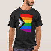 アリゾナ州の誇り LGBTQ プログレスプライド Tシャツ (正面)