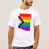 アリゾナ州の誇り LGBTQ プログレスプライド Tシャツ (正面)
