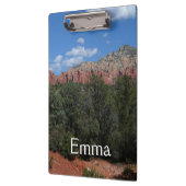 アリゾナ州の赤い岩のパノラマ クリップボード (左)