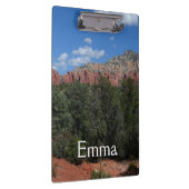 アリゾナ州の赤い岩のパノラマ クリップボード (右)