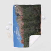 アリゾナ州の赤い岩のパノラマ ゴルフタオル (インサイチュ)