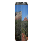 アリゾナ州の赤い岩のパノラマ タンブラー (裏面)