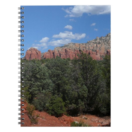 アリゾナ州の赤い岩のパノラマ ノートブック (正面)