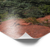 アリゾナ州の赤い岩のパノラマ フォトプリント (角)