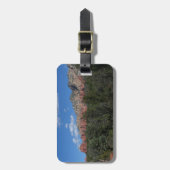 アリゾナ州の赤い岩のパノラマ ラゲッジタグ (正面縦)