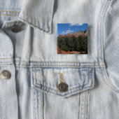 アリゾナ州の赤い岩のパノラマ 缶バッジ (インサイチュ)