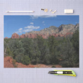 アリゾナ州の赤い岩のパノラマ 薄葉紙 (クラフト)