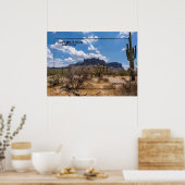 アリゾナ州の迷信の山 ポスター (キッチン)