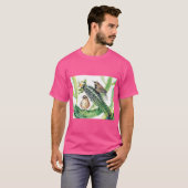 アリゾナ州の鳥と花 Tシャツ (正面フル)
