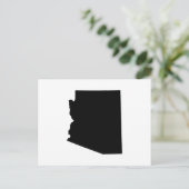 アリゾナ州への独自の移行を発表 ポストカード (スタンド正面)