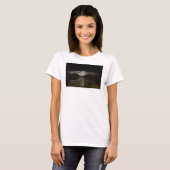 アリゾナ州を飛行するコウモリの飲水 Tシャツ (正面フル)