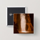 アリゾナ州アッパーアンテロープ峡谷 缶バッジ (正面&裏面)