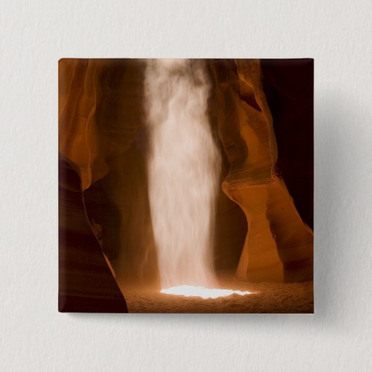 アリゾナ州アッパーアンテロープ峡谷 缶バッジ (正面)