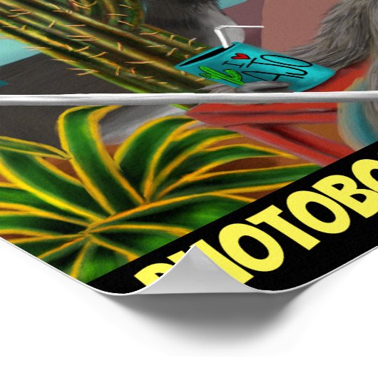 アリゾナ州アホのポストカードで撮影 ポスター (角)