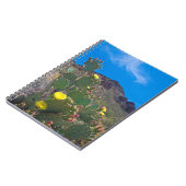 アリゾナ州アメリカ丘の中のサボテン ノートブック (左側)