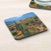 アリゾナ州アメリカ砂漠の景色 コースター (左側)