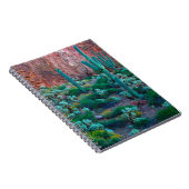 アリゾナ州アメリカ砂漠植物 ノートブック (右側)