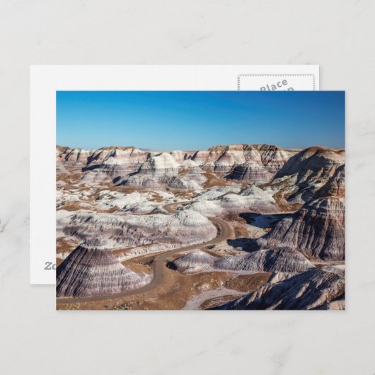 アリゾナ州アメリカ、石化森林国立公園 ポストカード (正面/裏面)