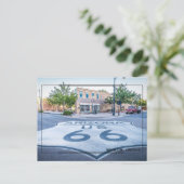 アリゾナ州ウィンスローからのご挨拶 ポストカード (スタンド正面)