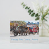 アリゾナ州オートマンからのご挨拶 ポストカード (スタンド正面)