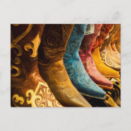 アリゾナ州カウボーイブーツ ポストカード