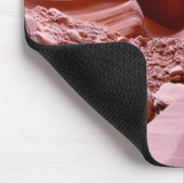 アリゾナ州キャニオンのライトと岩 マウスパッド (コーナー)