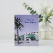 アリゾナ州キャピトルレトロとカラーTouch ポストカード (スタンド正面)