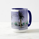 アリゾナ州キャピトルレトロとカラーTouch マグカップ (正面右)