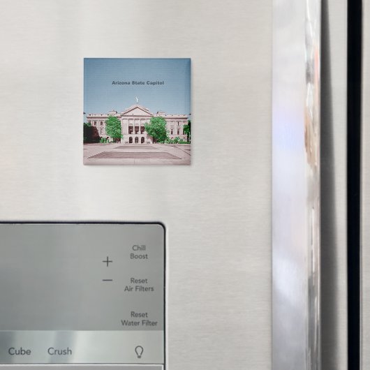 アリゾナ州キャピトル着色 マグネット (インサイチュ (冷蔵庫))