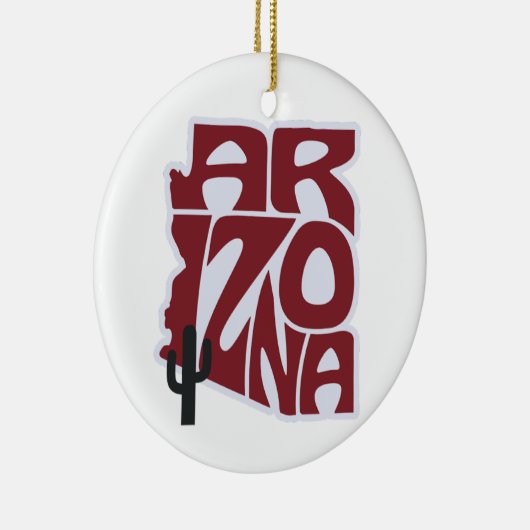 アリゾナ州クリスマスツリーオーナメント セラミックオーナメント (右)