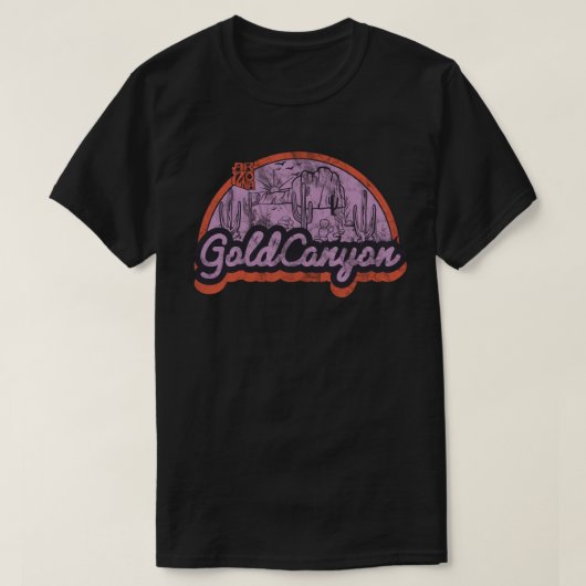 アリゾナ州ゴールドキャニオン Tシャツ (デザイン正面)