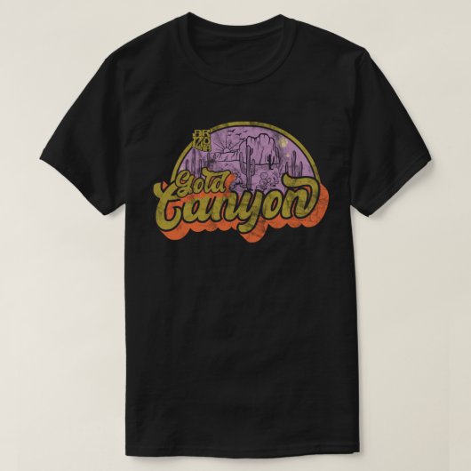 アリゾナ州ゴールドキャニオン Tシャツ (デザイン正面)