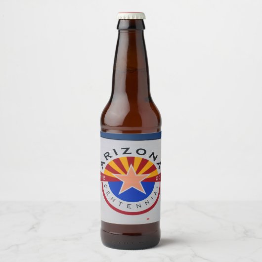 アリゾナ州サイン ボトルラベル ビールラベル (正面)