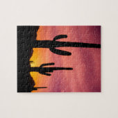 アリゾナ州サグアロ·サンライズ ジグソーパズル (横)