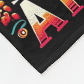 アリゾナ州シャツアズレトロデザートカボスファミリー フリースブランケット (角)