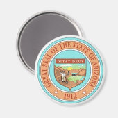 アリゾナ州シール マグネット (正面/裏面)