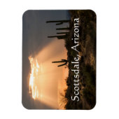 アリゾナ州スコッツデールの光 マグネット (縦)