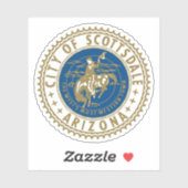 アリゾナ州スコッツデールの封印 シール (シート)
