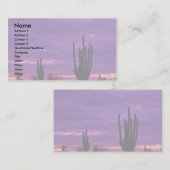 アリゾナ州スコッツデール·サンセット 名刺 (正面/裏面)