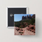 アリゾナ州セドナにある7つの神聖なプール 缶バッジ (正面&裏面)