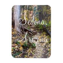 アリゾナ州セドナのウエストフォークトレイルの秋