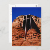 アリゾナ州セドナの岩のチャペル ポストカード (正面/裏面)