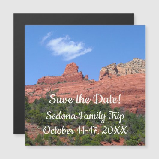 アリゾナ州セドナの蒸気船ロック写真 (正面/裏面)