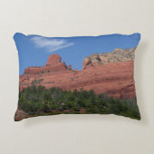 アリゾナ州セドナの蒸気船ロック写真 アクセントクッション (正面)