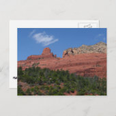 アリゾナ州セドナの蒸気船ロック写真 ポストカード (正面/裏面)